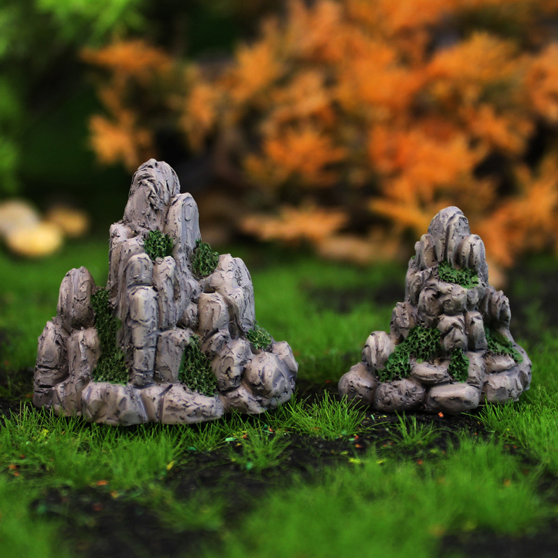 Aquarium Decoration Rock - Mini Montanha Miniatura Pedra Falsa, Artificial