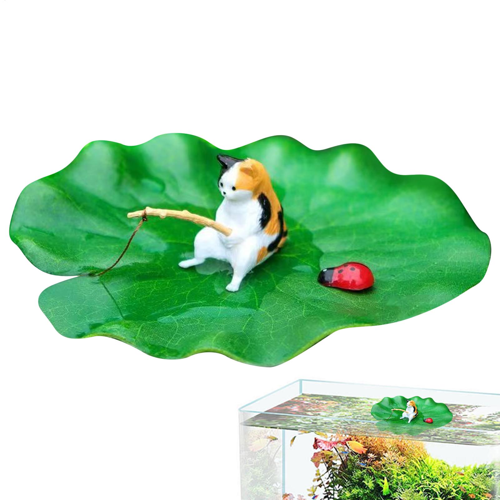 Aquarium Fish For Beginners - Decoração para Aquário: Modelo de Gato