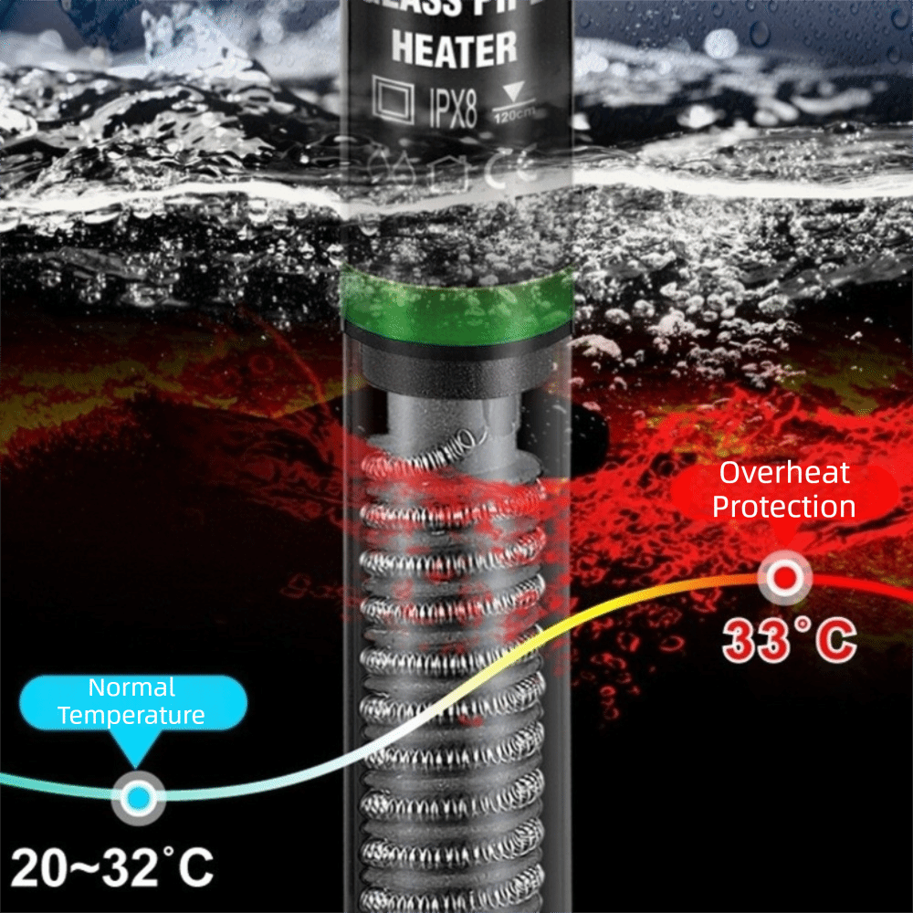 Aquarium Fish Cold Water - Aquecedor Submersível para Aquário 25W-300W com