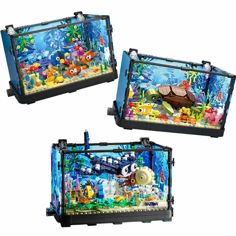 Aquarium Fish Game - Conjunto de blocos de construção para