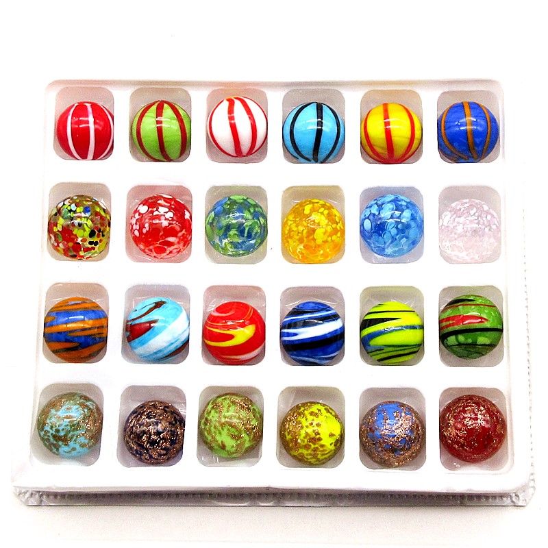 Aquarium Fish Game - Bolas de vidro coloridas de 16mm,