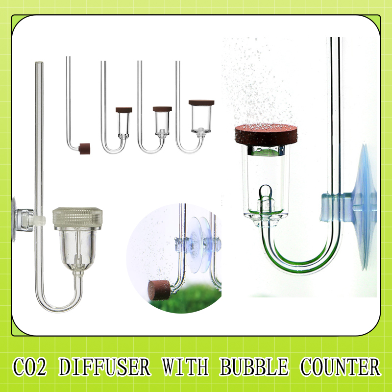 Co2 Diffuser Planted - MINI CO2 Difusor Com Bolha Contador
