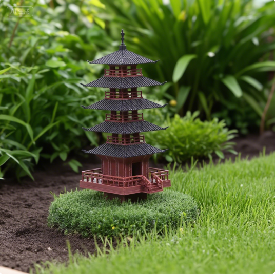 Aquarium Decoration Rock - Jardim aquário bonsai decoração mini pagode