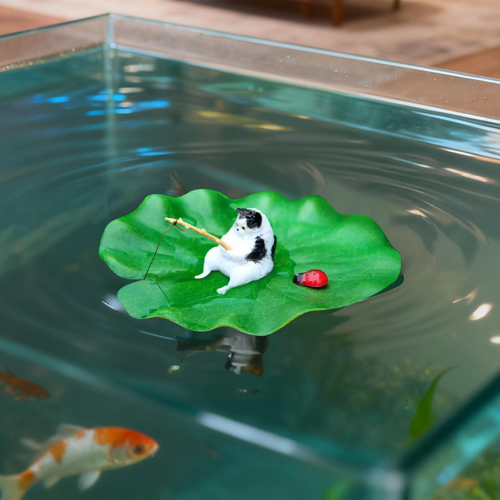 Aquarium Fish For Beginners - Decoração para Aquário: Modelo de Gato