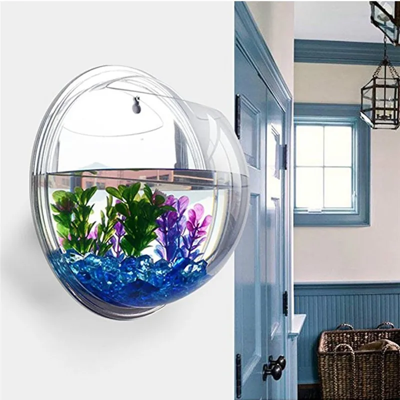 Aquarium Fish In Bowl - Decoração de acrílico transparente para parede