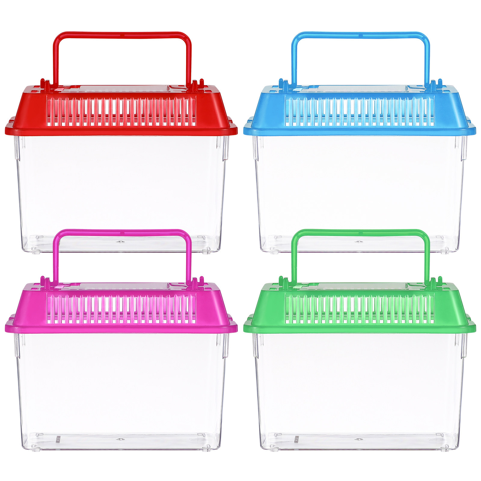 Aquarium Fish Betta - Aquário Portátil Mini de Plástico para