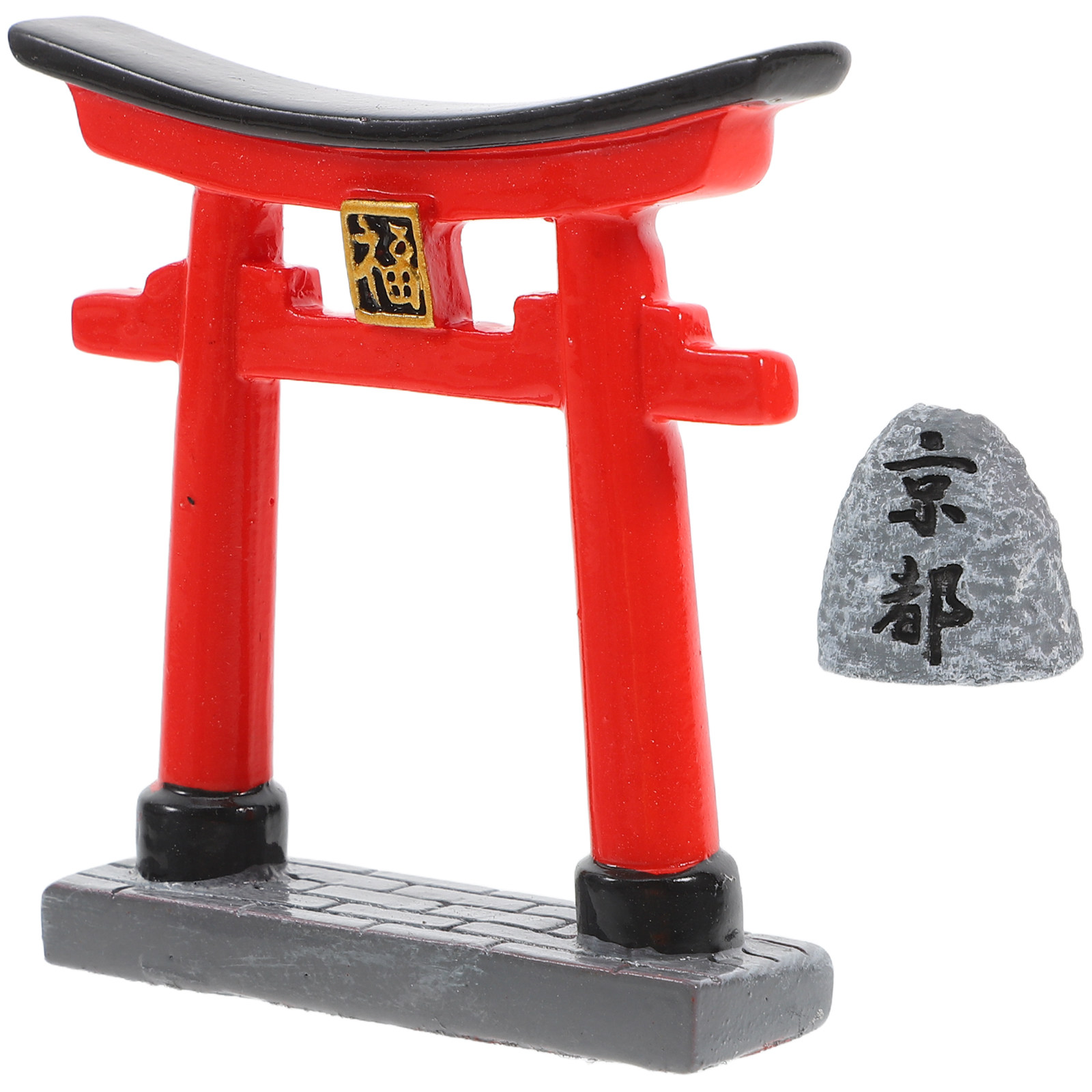 Aquarium Fish Japanese - Ornamento de Portão Torii Miniatura Japonês