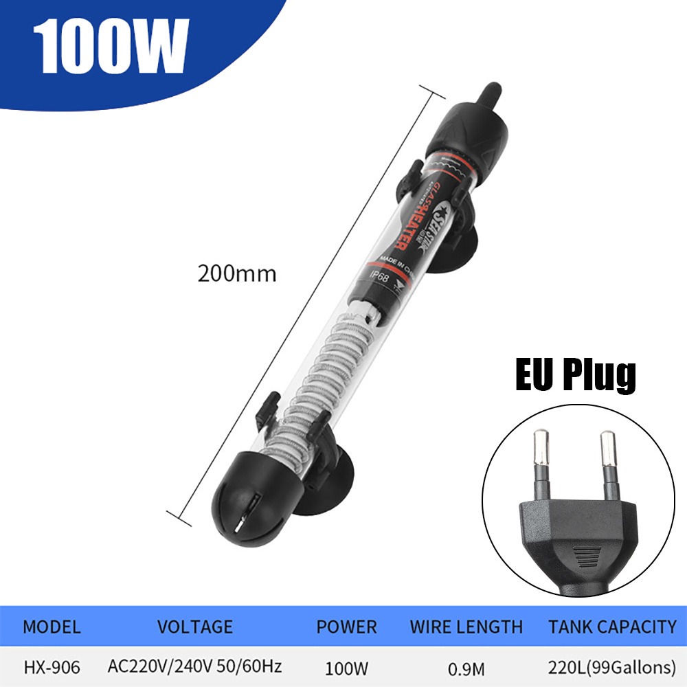 Aquarium Fish Cold Water - 1 pçs 25w/50w/100w/200w/300w termostato aquecedor haste