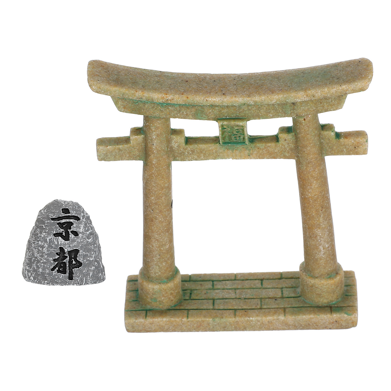 Aquarium Fish Japanese - Pequena Porta Torii Japonesa de Resina,