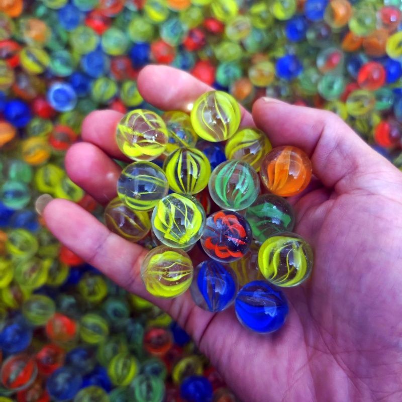 Aquarium Fish Game - Bolas de Vidro Coloridas de 16mm,