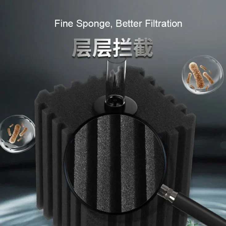 Novo grande filtro de esponja  - Aquarium Fish For Beginners avaliação e preço