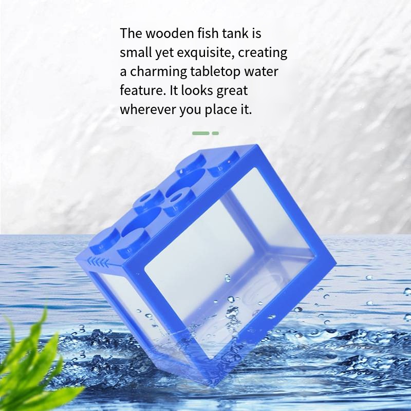 Mini Aquário em Forma de Bloco - Aquarium Fish In Bowl avaliação e preço