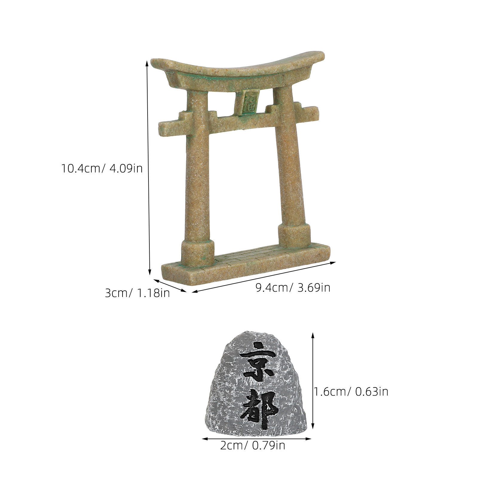 Miniatura de Portão Torii Japo - Aquarium Fish Japanese avaliação e preço