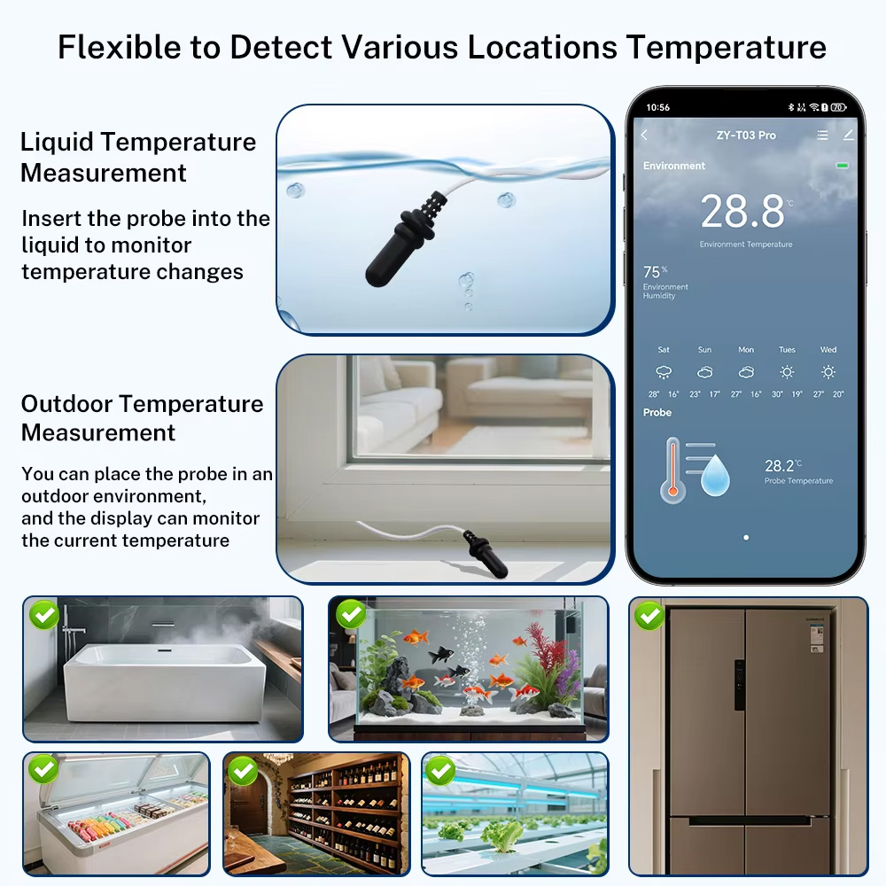 Sensor Externo de Temperatura  - Aquarium Thermometer avaliação e preço