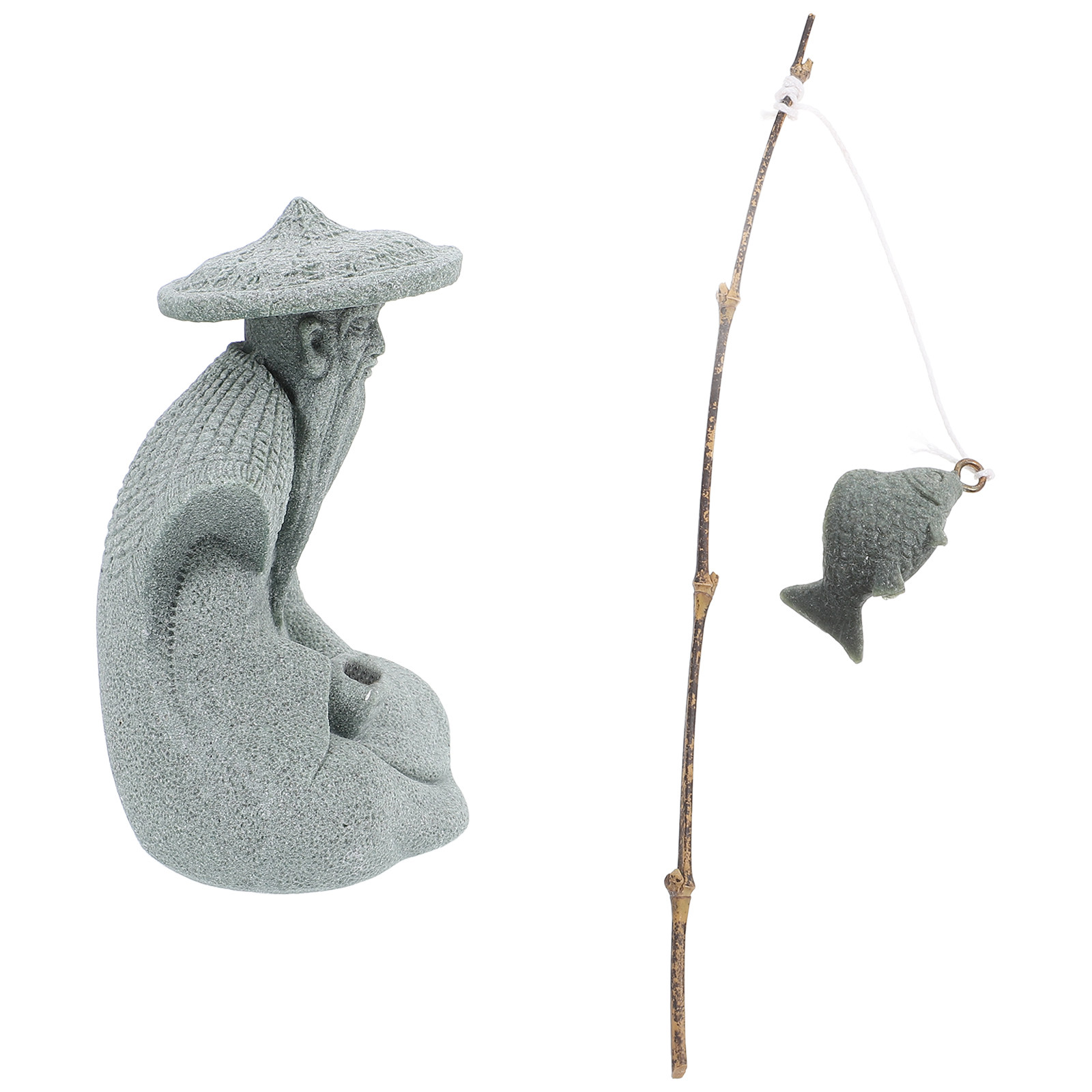 Estátua de Pescador em Resina  - Aquarium Fish Japanese avaliação e preço