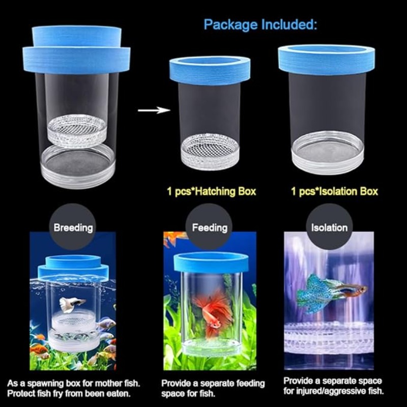 Caixa de isolamento flutuante  - Aquarium Fish Betta avaliação e preço