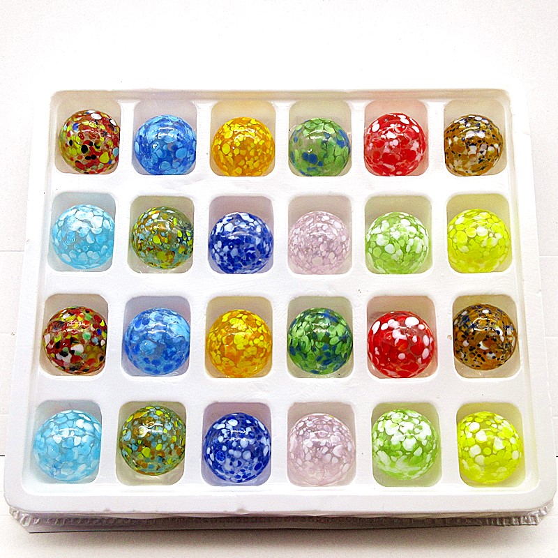 Bolas de vidro coloridas de 16 - Aquarium Fish Game avaliação e preço