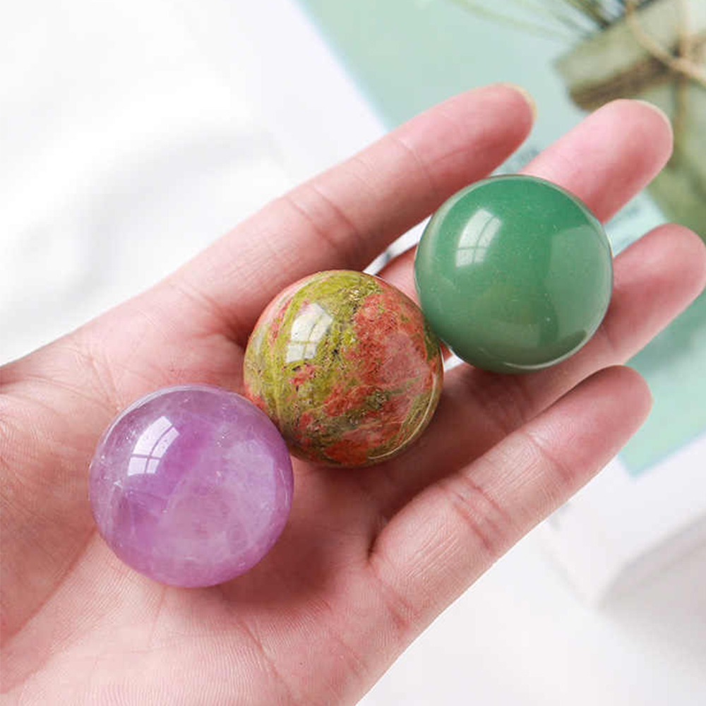 Bola de Cristal Natural Diâmet - Aquarium Fish Game avaliação e preço