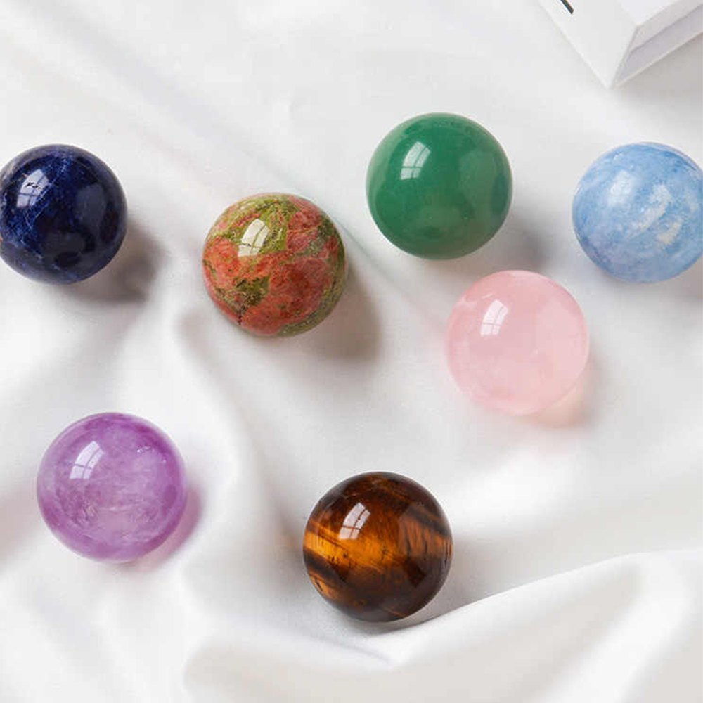 Bola de Cristal Natural Diâmet - Aquarium Fish Game avaliação e preço