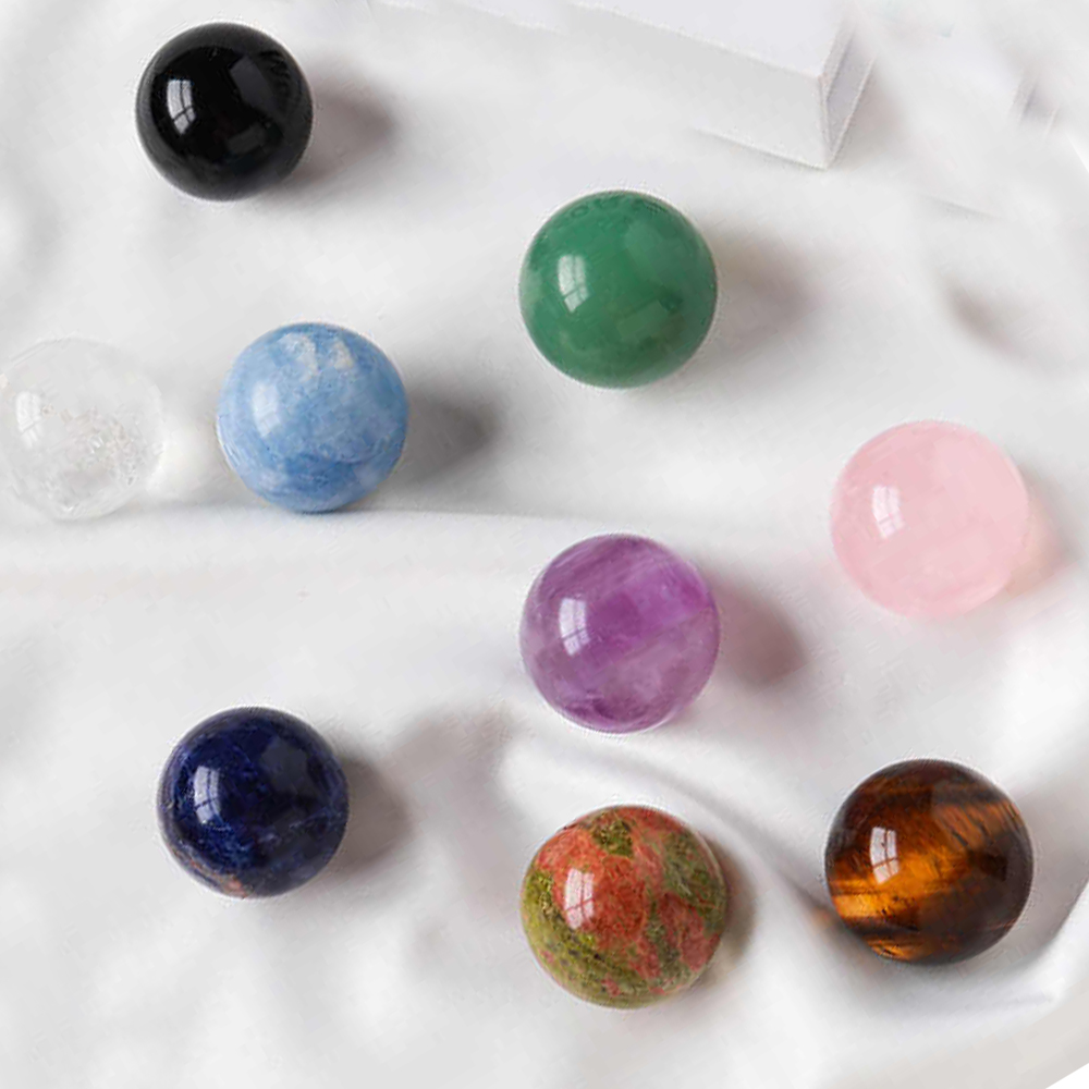 Bola de Cristal Natural Diâmet - Aquarium Fish Game avaliação e preço