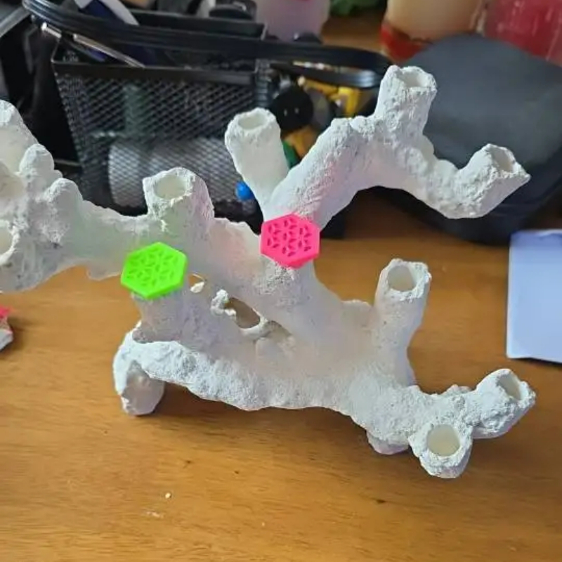 Plugs de Coral Fluorescente pa - Aquarium Fish Reproduction avaliação e preço