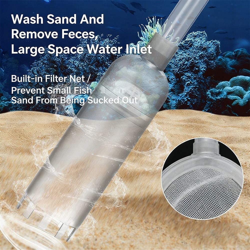 Nova Bomba Sifão para Limpeza  - Aquarium Fish For Beginners avaliação e preço