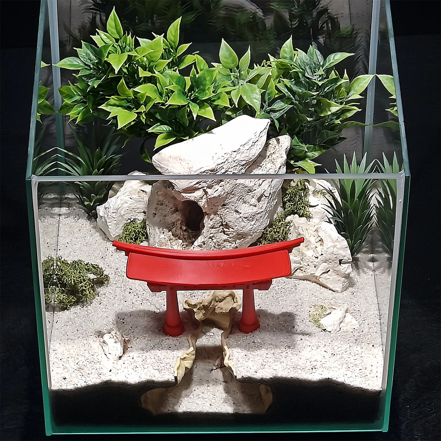 Caverna de Aquário Torii Gate: - Aquarium Fish Japanese avaliação e preço