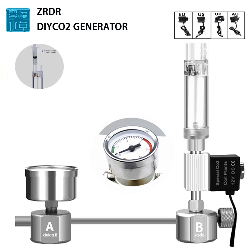 Kit de sistema gerador de CO2  - Co2 Diffuser Planted avaliação e preço