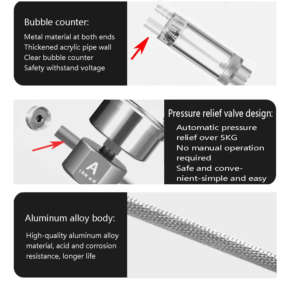 Kit de sistema gerador de CO2  - Co2 Diffuser Planted avaliação e preço