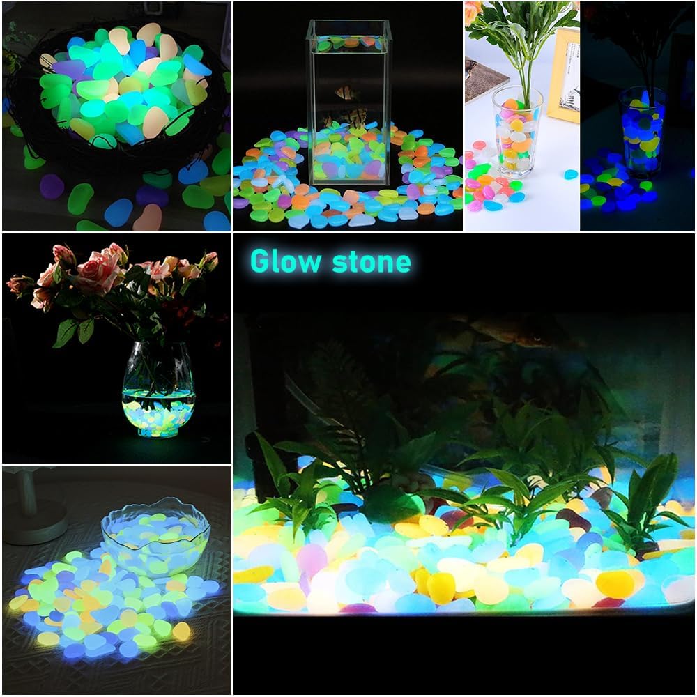 500 PCS Pedras Brilhantes Mult - Aquarium Decoration Rock avaliação e preço