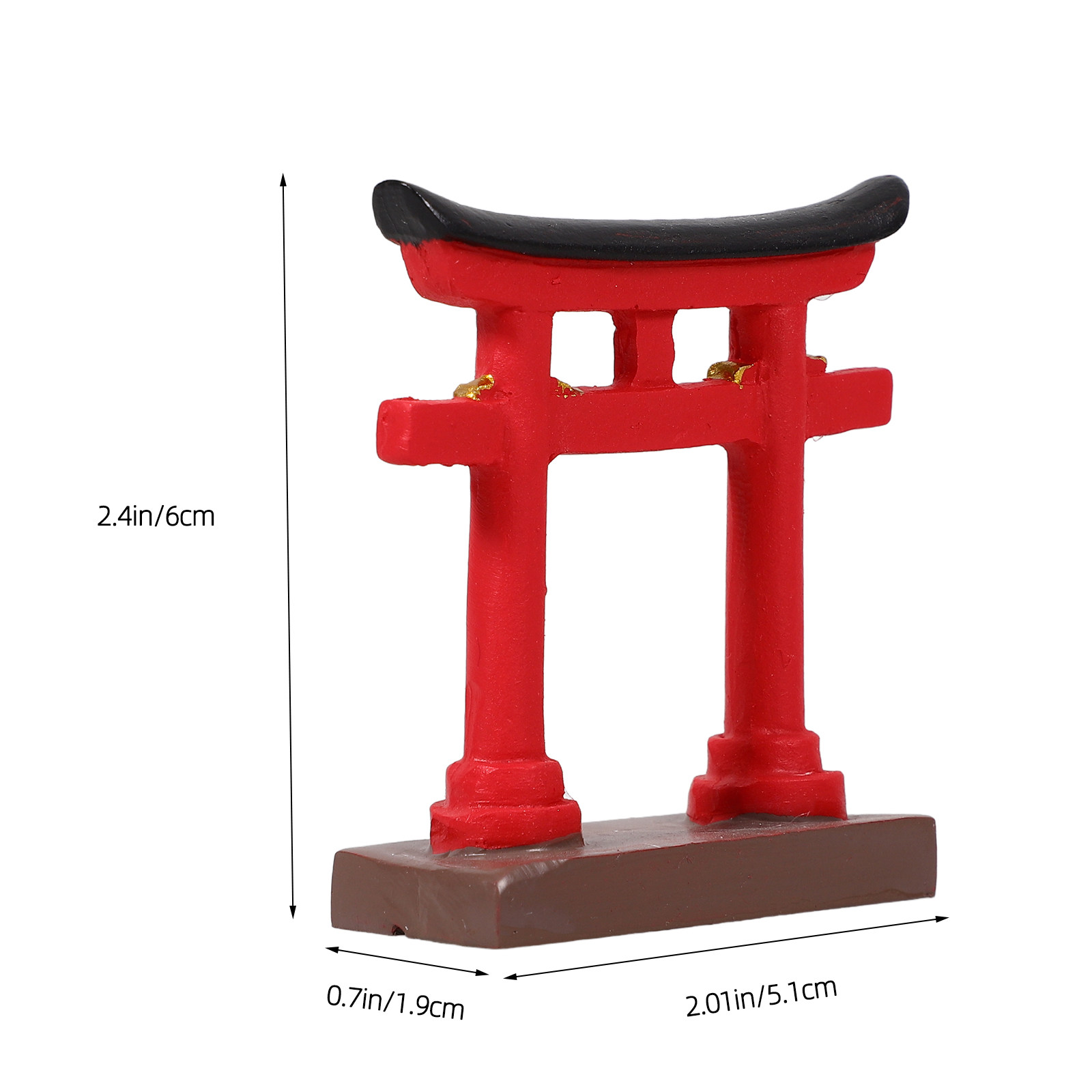 Portão Torii Japonês em Miniat - Aquarium Fish Japanese avaliação e preço