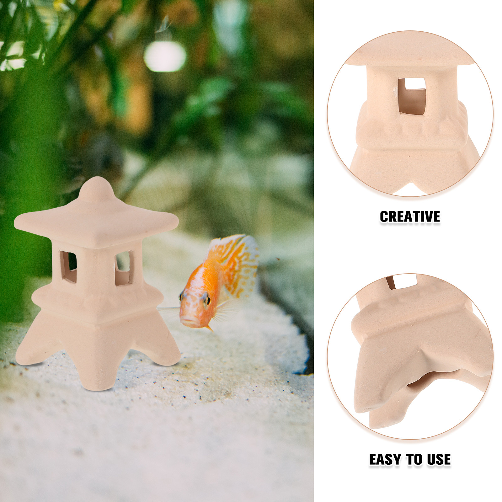 2 Peças de Decoração de Aquári - Aquarium Fish Japanese avaliação e preço