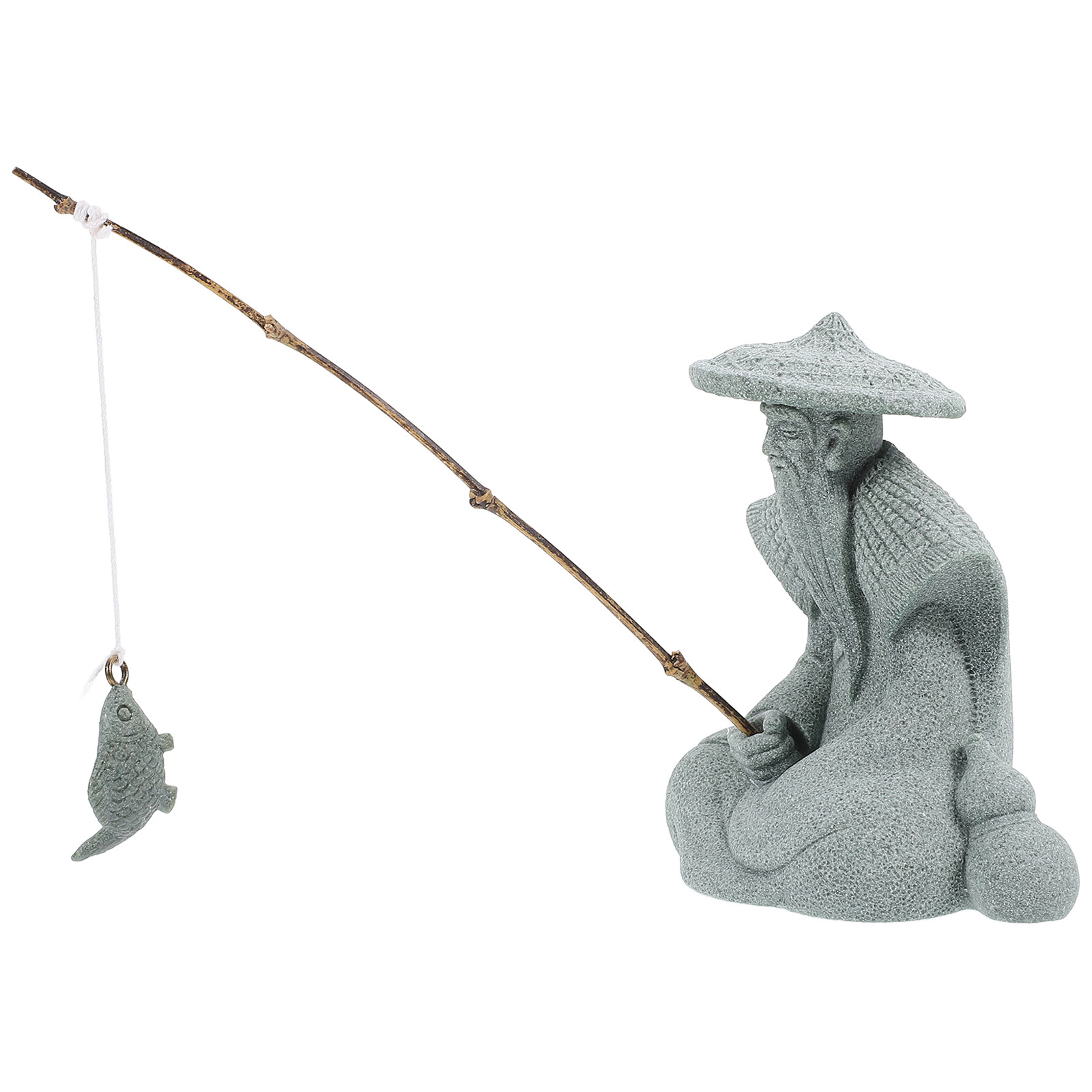 Estátua Detalhada de Pescador  - Aquarium Fish Japanese avaliação e preço