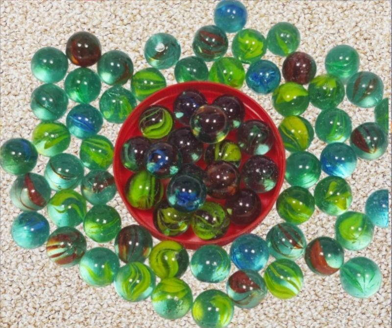 Bolas de Vidro Coloridas de 16 - Aquarium Fish Game avaliação e preço