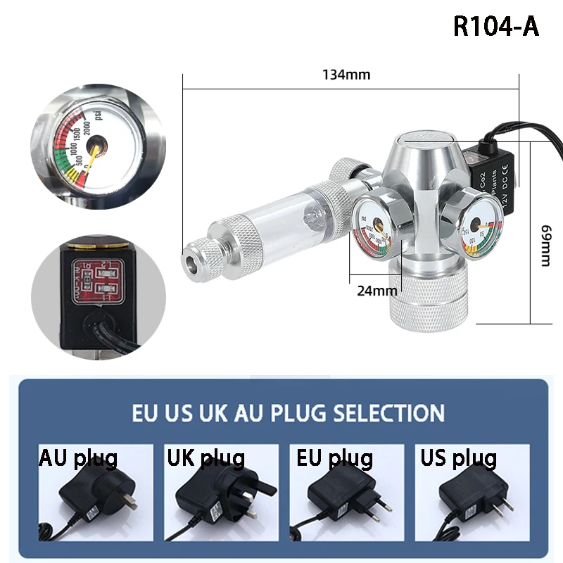 Novo Regulador de CO2 para Aqu - Aquarium Fish For Beginners avaliação e preço
