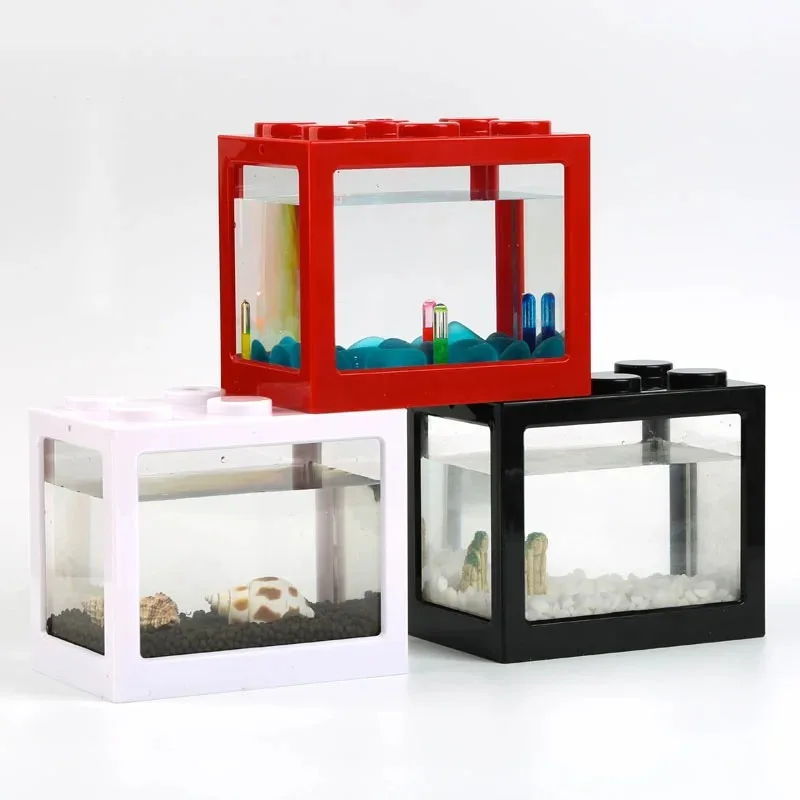 1l usb led desktop mini aquári - Aquarium Fish Betta avaliação e preço