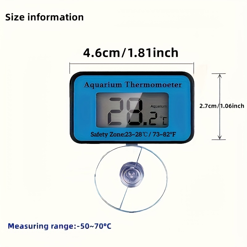 Termômetro Digital LCD para Aq - Aquarium Thermometer avaliação e preço