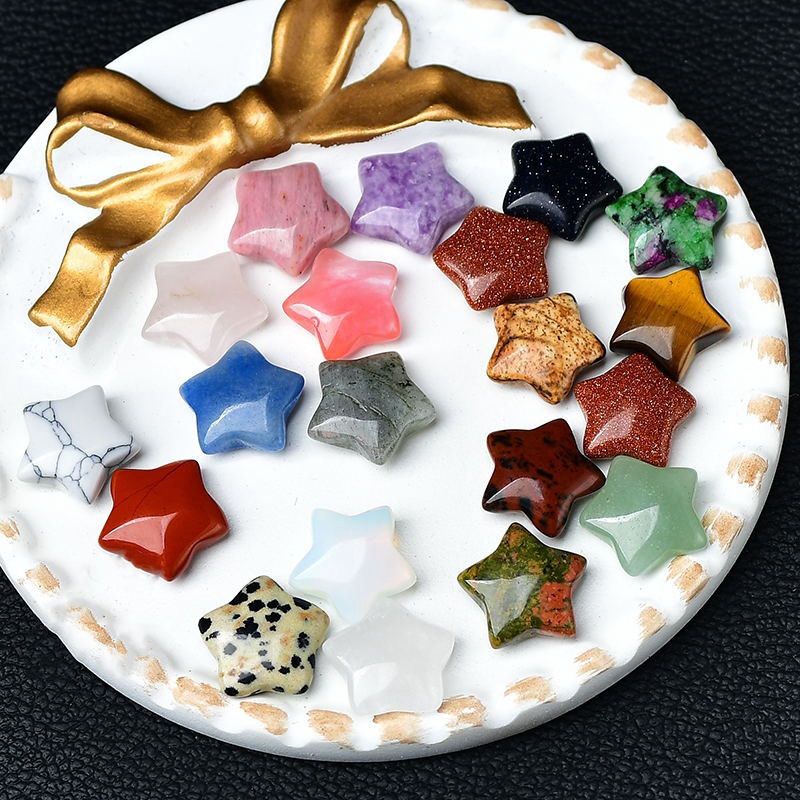 20mm mini estrela pedras natur - Aquarium Fish Names avaliação e preço