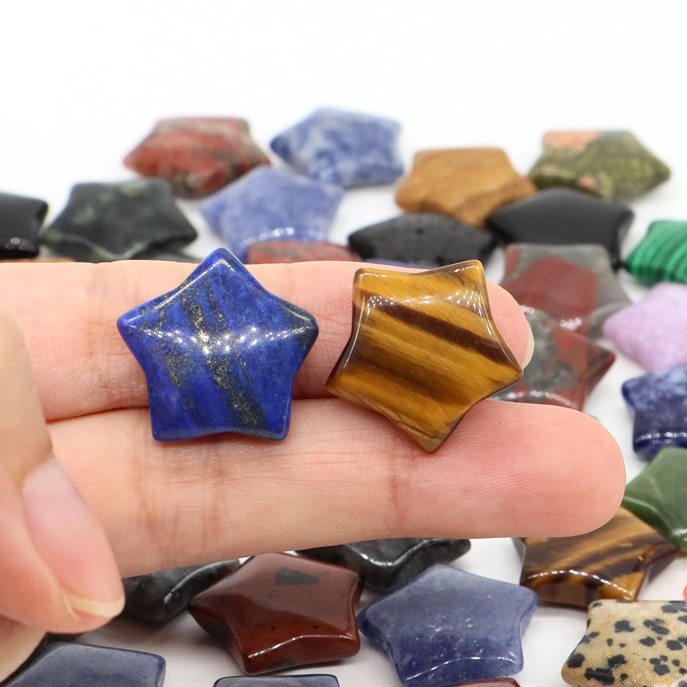20mm mini estrela pedras natur - Aquarium Fish Names avaliação e preço