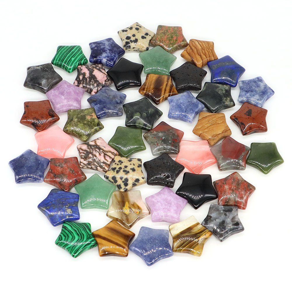 20mm mini estrela pedras natur - Aquarium Fish Names avaliação e preço